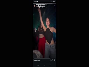 Megan Lawless in Megan Lawless At A Concert Saturday Night Wearing A Sheer Top Exposing Her Tiny Chest