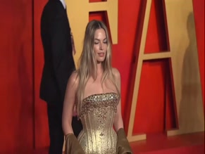 Margot Robbie in Margot Robbie Vanity Fair Oscars Party