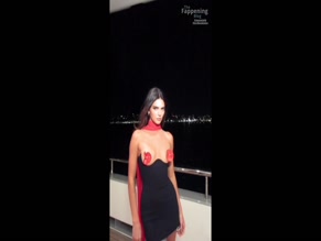 Kendall Jenner in Kendall Jenner Rocks Sexy Topless Look At David Koma Event