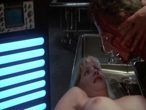 Barbara Crampton in Re-animator
