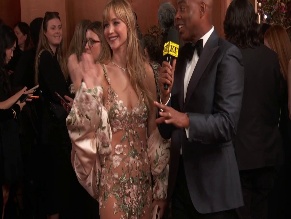 Jennifer Lawrence in The Golden Globe Awards