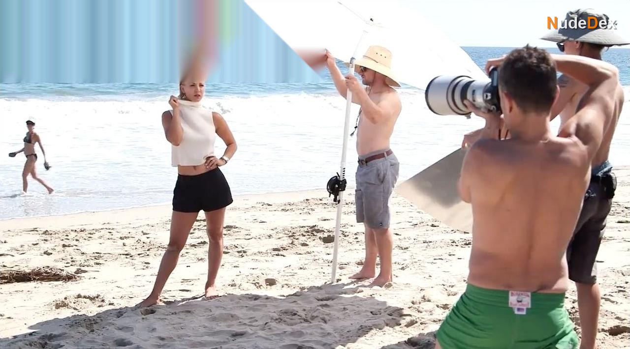 Kaley Cuoco in Shape Magazine Behind The Scenes, photo 1