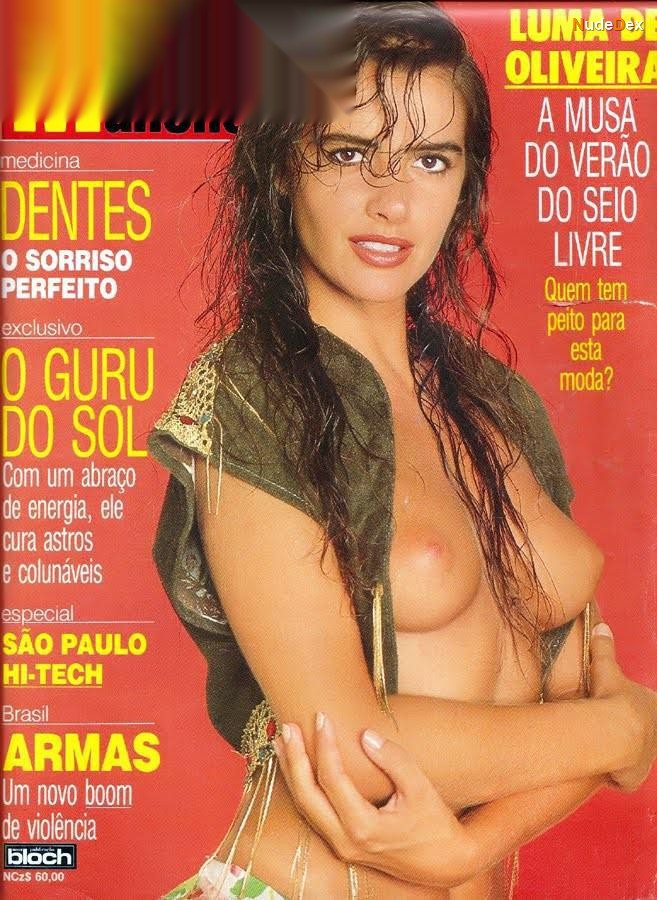 Luma De Oliveira in Manchete Magazine, photo 1