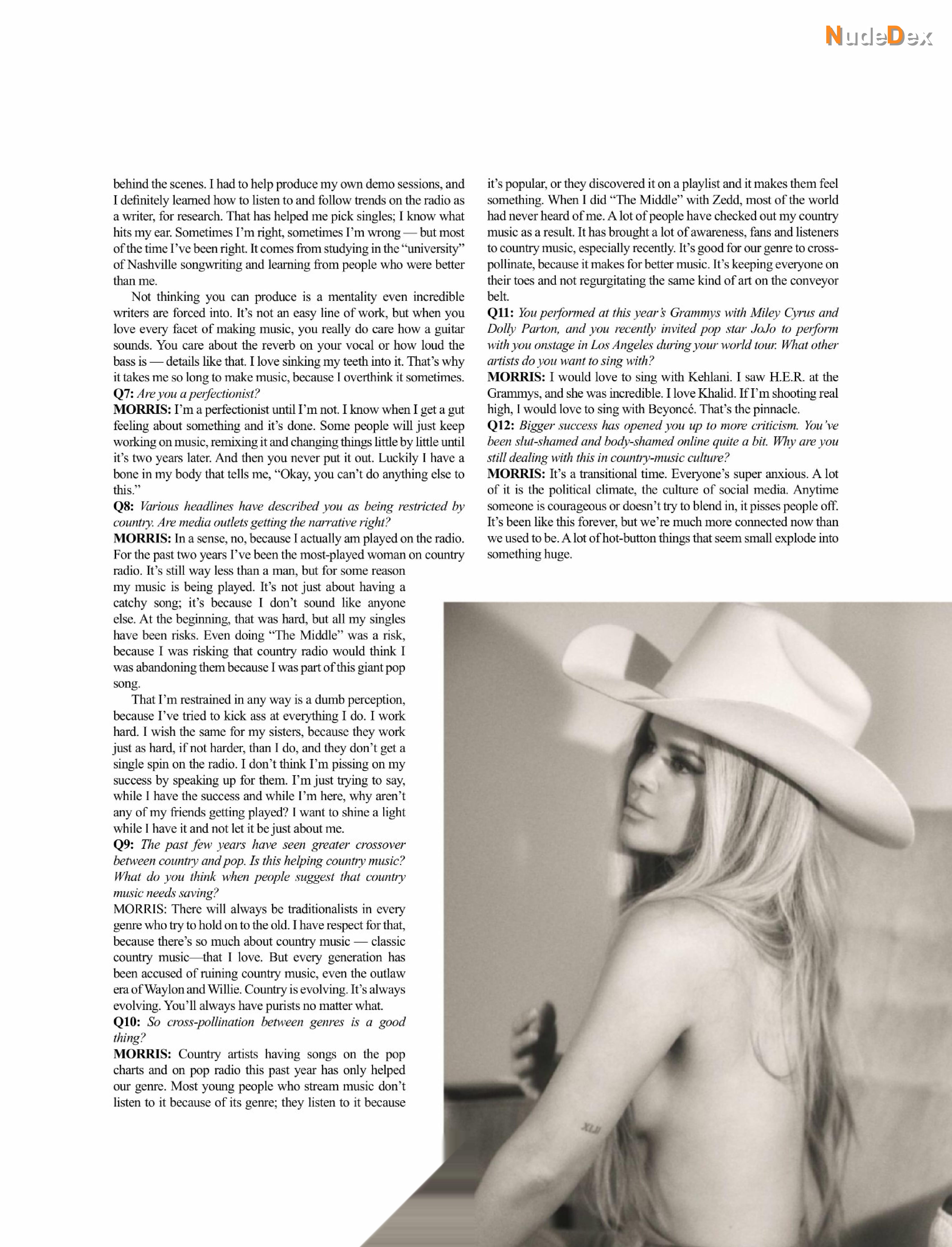 Maren Morris in Playboy Magazine Denmark, photo 3