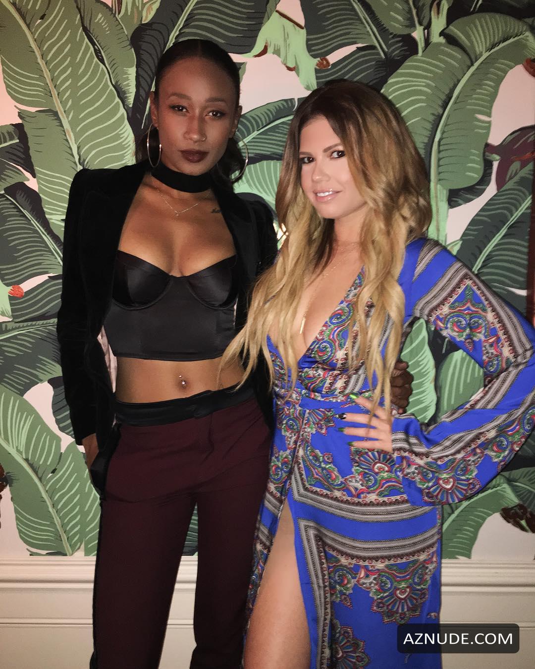 Chanel West Coast in Chanel West Coast Sexy Cleavage At The Treats Magazine Oscars Party, photo 5
